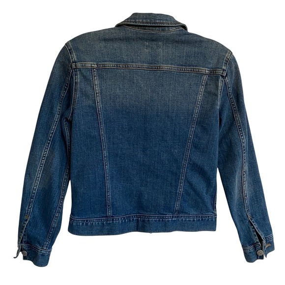 J. Crew Factory Women's Blue Denim Trucker‎ Jacket - XS - Picture 3 of 13